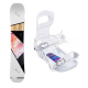 K2 Womens Lime Lite Snowboard 153 + Bent Metal Metta White L