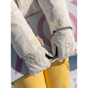 Roxy Womens Freshfield Gloves Egret