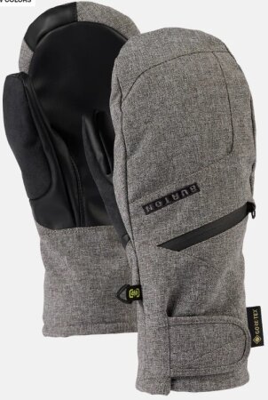 Burton Womens Gore-Tex Under Mitt Gray Heather M