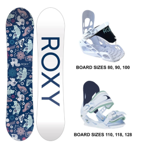 Roxy Kids Poppy Package Snowboard-Set 2024