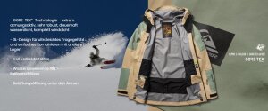 Quiksilver Highline Pro S Carlson 3L Gore-Tex Jacket Twill