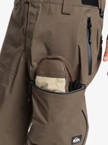 Quiksilver Highline Pro 3L Gore-Tex Pro Bib Pants canteen
