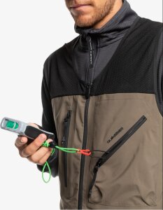 Quiksilver Highline Pro 3L Gore-Tex Pro Bib Pants canteen M