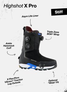 Burton Highshot X Pro Step On® Snowboardboot 2026 Black