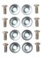 Burton M6 x 16mm Mounting Hardware Set Silver