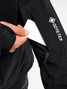 Quiksilver Pro Path Stretch Goretex Jacket 2027 True Black