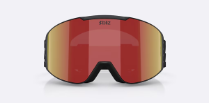 Bliz G004 Goggle 2027 Matte Black Frame with Brown/Red...